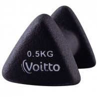 Гантель для фитнеса неопреновая треугольная Voitto 0,5 кг